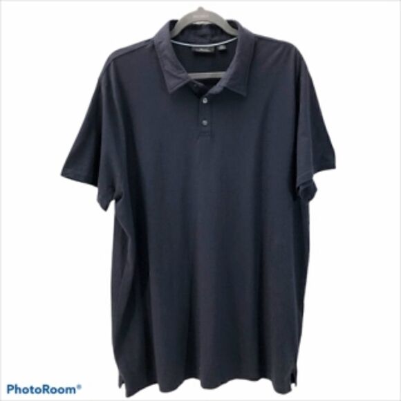 Marc Anthony Dark Blue Polo Shirt - Picture 1 of 5